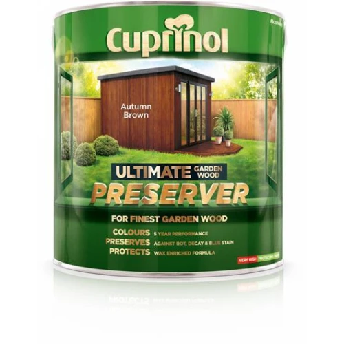 Cuprinol GARDEN/WOOD PRESERVER AUTUMN BROWN 4L
