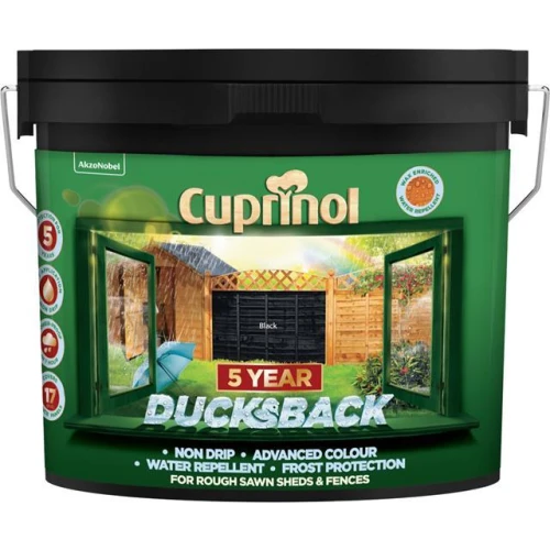 Cuprinol 5 Year Ducksback Black 9L