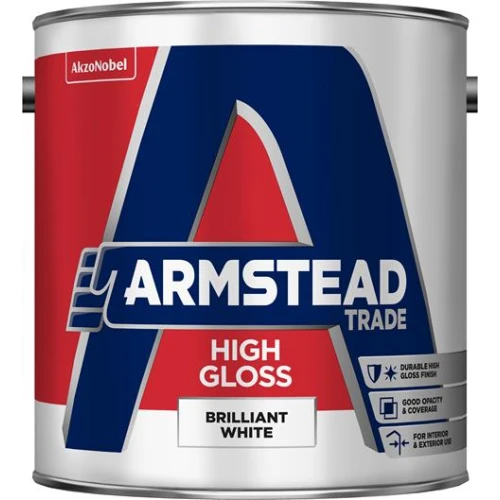 Armstead Trade HIGH GLOSS B/WHITE 2.5L