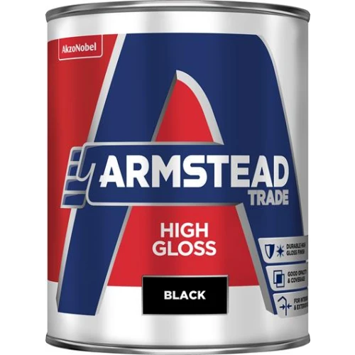 Armstead Trade HIGH GLOSS BLACK 1L