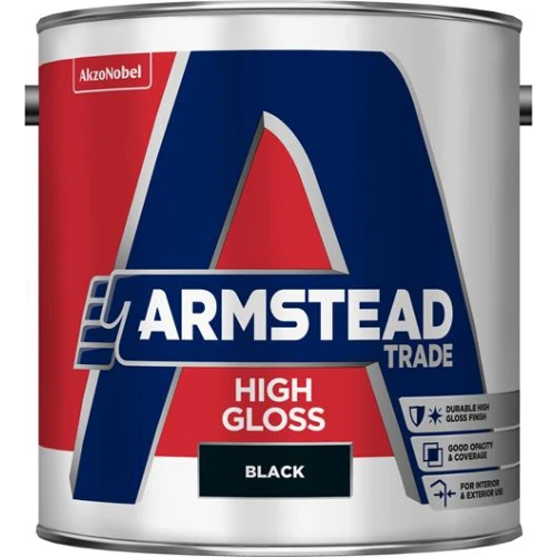 Armstead Trade HIGH GLOSS BLACK 2.5L