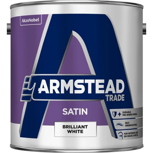Armstead Trade SATIN FINISH B/WHITE 2.5L