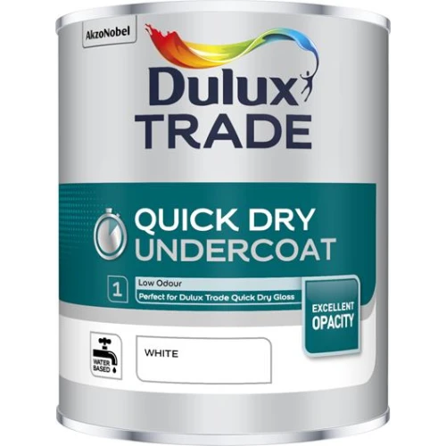 Dulux Trade Quick Dry Undercoat White 1 Litre