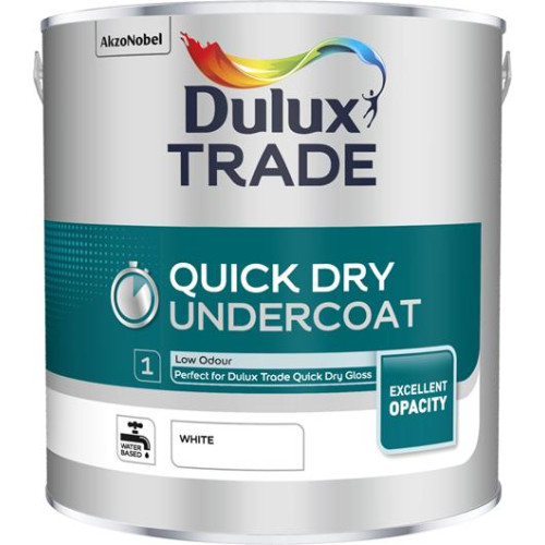 Dulux Trade Quick Dry Undercoat White 2.5 Litres