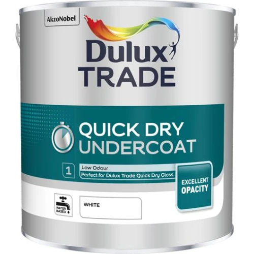 Dulux Trade Quick Dry Undercoat White 2.5 Litres