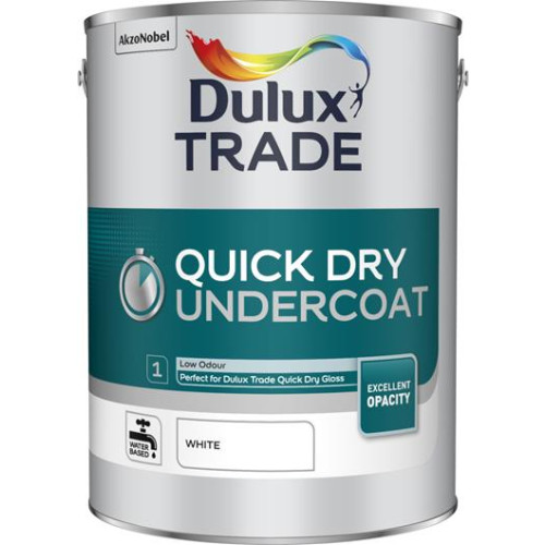 Dulux Trade Quick Dry Undercoat White 5 Litres