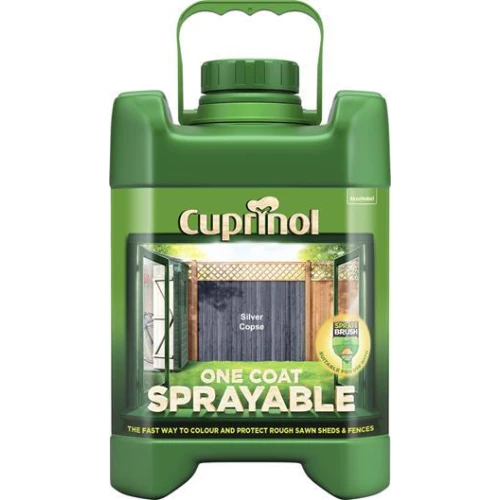 Cuprinol Sprayable Fence Treatment Silver Copse 5L