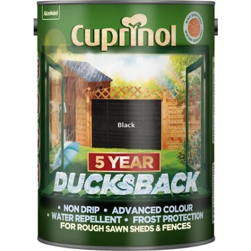 Cuprinol 5 Year Ducksback Black 5 Litres