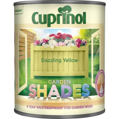 Cuprinol Garden Shades Dazzling Yellow 1L