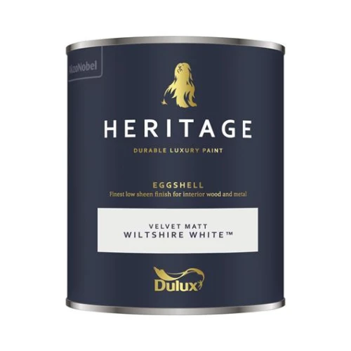 Dulux Trade Heritage Eggshell Wiltshire White 750ml