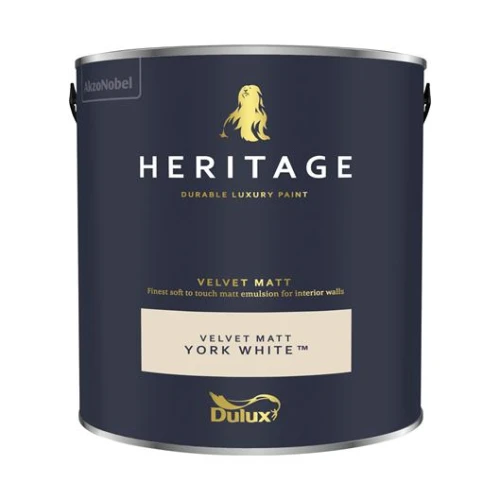 Dulux Trade Heritage Matt York White 2.5L