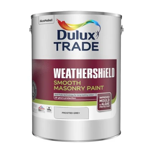 Dulux Trade Weathershield Smooth Masonry Frost Grey 5 Litres