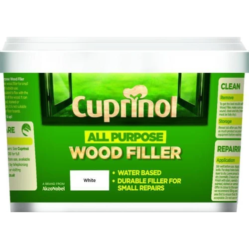 Cuprinol All/Purpose Wood Filler White Tub 250Ml