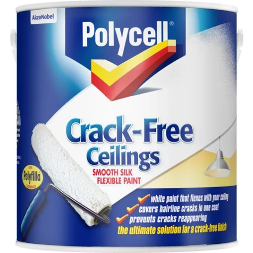 Polycell CRACK FREE CEILINGS SMOOTH SILK 2.5L