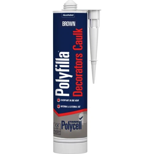 Polycell Polyfilla Decorators Caulk Brown 380ml
