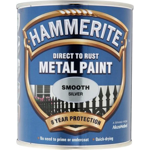 Hammerite METAL PAINT SMOOTH SILVER 750ML