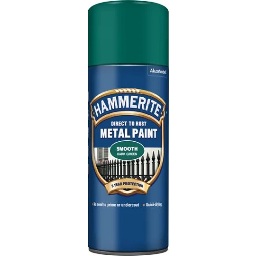 Hammerite METAL PAINT SMOOTH D/GREEN AERO 400ML