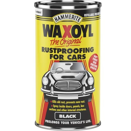 Hammerite WAXOYL BLACK PRESSURE CAN 2.5L