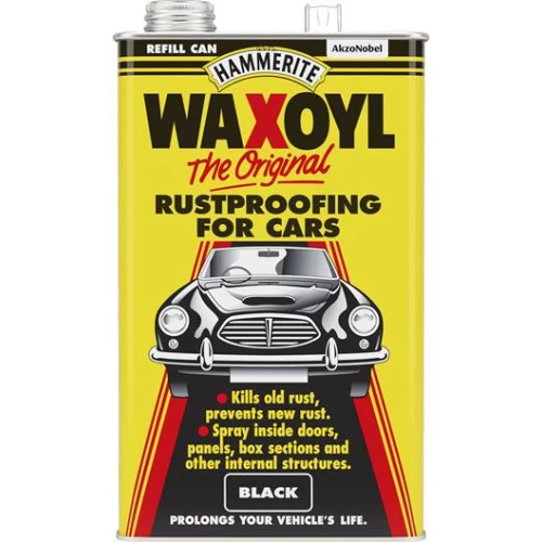 Hammerite WAXOYL BLACK REFILL CAN 5L