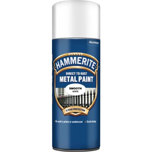 Hammerite METAL PAINT SMOOTH WHITE AERO 400ML