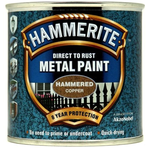 Hammerite METAL PAINT HAMMERED COPPER 250ML