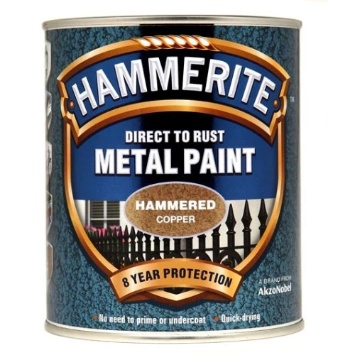 Hammerite METAL PAINT HAMMERED COPPER 750ML