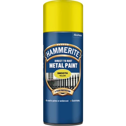 Hammerite METAL PAINT SMOOTH YELLOW AERO 400ML