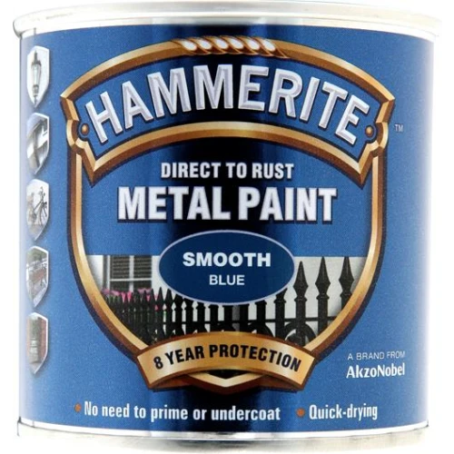 Hammerite METAL PAINT SMOOTH BLUE 250ML