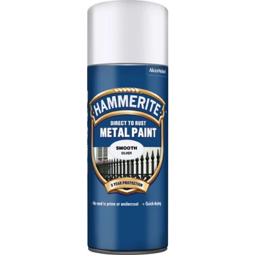 Hammerite METAL PAINT SMOOTH SILVER AERO 400ML