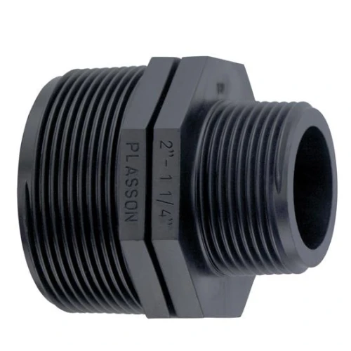 Plasson 2" X 1 1/2" Threaded Reducing Nipple