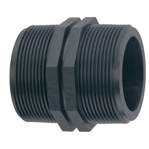 Plasson 1/2" x 1/2" Threaded Nipple