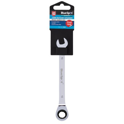 Blue Spot Tools 10mm Ratchet Spanner Fixed Head