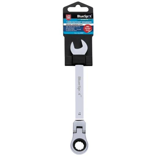 Blue Spot Tools 13mm Ratchet Spanner Flexible Head (180&Acirc;&deg;)