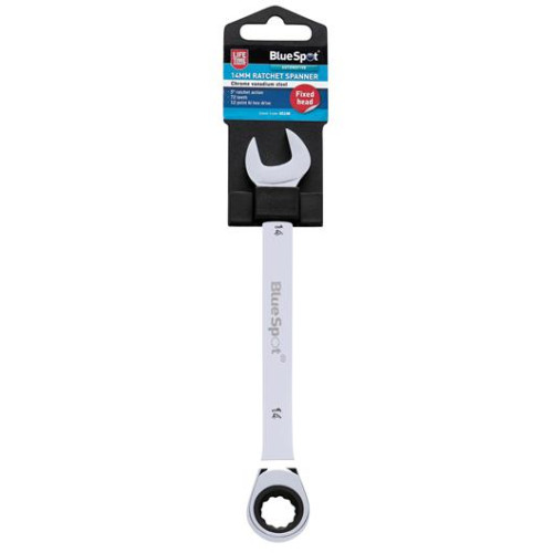 Blue Spot Tools 14mm Ratchet Spanner Fixed Head