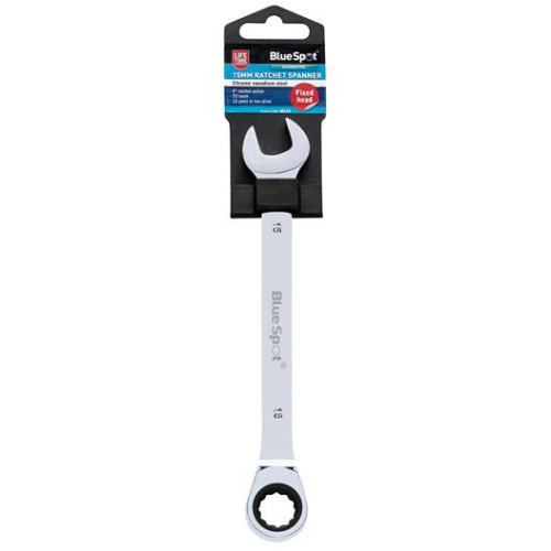 Blue Spot Tools 15mm Ratchet Spanner Fixed Head