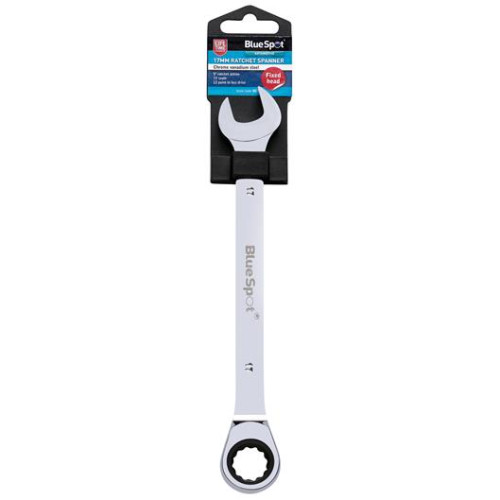 Blue Spot Tools 17mm Ratchet Spanner Fixed Head