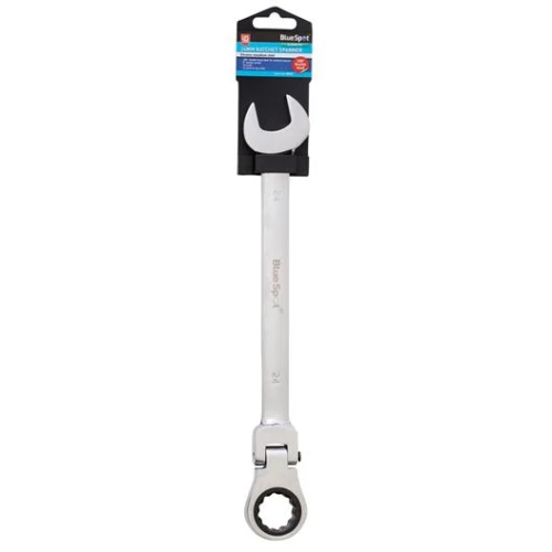 Blue Spot Tools 24mm Chrome Vanadium Ratchet Spanner Flexible Head (180&Acirc;&deg;)