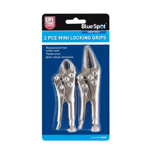 Blue Spot Tools 2 Pce Mini Locking Plier Set