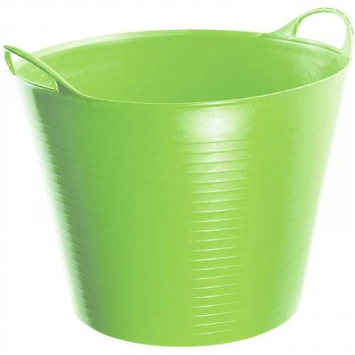 Faithfull Heavy-Duty Polyethylene Flex Tub 42 Litres Green