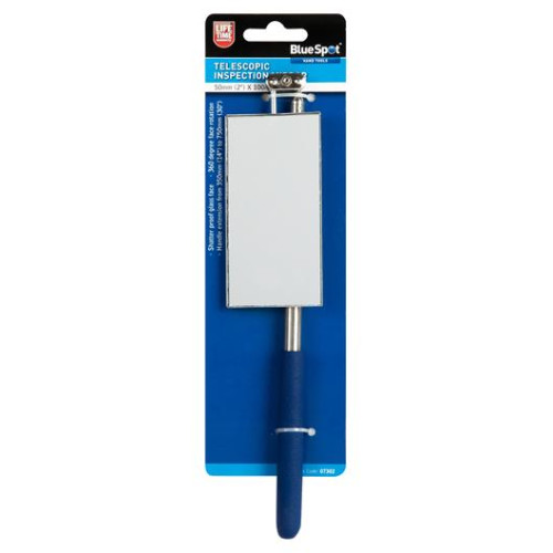 Blue Spot Tools 50mm (2") X 100mm (4") Telescopic Inspection Mirror