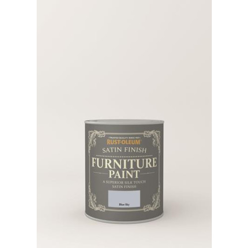 Rust-Oleum Satin Furniture Paint Blue Sky 125Ml