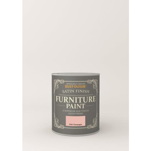Rust-Oleum Satin Furniture Paint Pink Champagne 125Ml