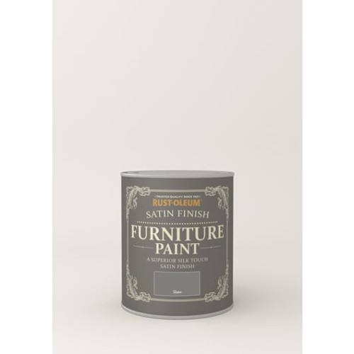 Rust-Oleum Satin Furniture Paint Slate 750Ml