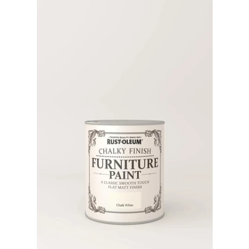 Rust-Oleum Chalky Furniture Paint Chalk White 750Ml