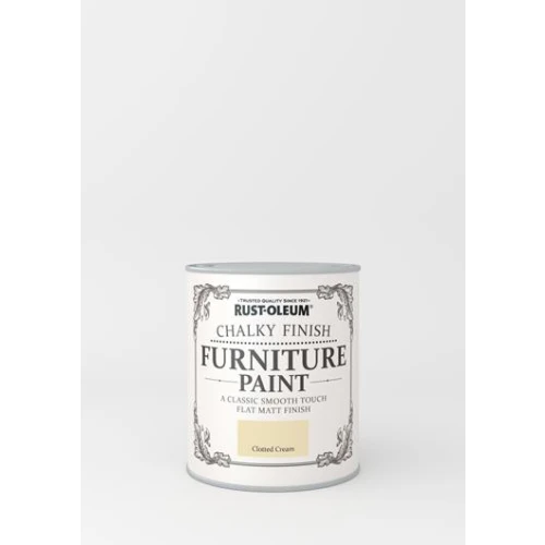 Rust-Oleum Chalky Furniture Paint Clotted Cream 750Ml