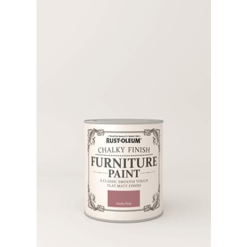 Rust-Oleum Chalky Furniture Paint Dusky Pink 750Ml