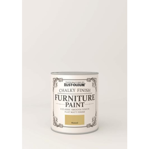 Rust-Oleum Chalky Furniture Paint Mustard 750Ml