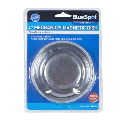 Blue Spot Tools 100mm (4â€) Stainless Steel Magnetic Dish