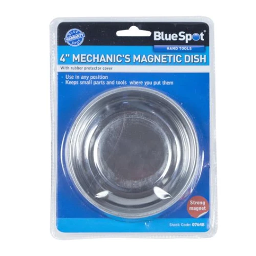 Blue Spot Tools 100mm (4&acirc;) Stainless Steel Magnetic Dish