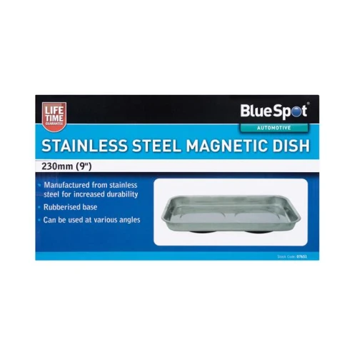 Blue Spot Tools 180mm (9") Stainless Steel Magnetic Dish